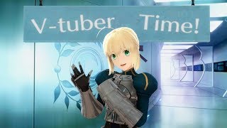 SFM FateGrand Order Artoria Takes On Virtual Youtubing Saber Says [upl. by Morez]