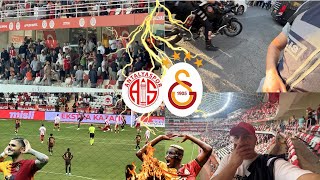 Antalya vs Galatasaray Stad vlog Iptal Gol Kavga Istifa sesleri [upl. by Leihcey]