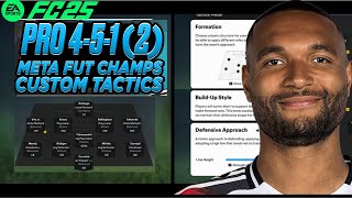 META 4512 CUSTOM TACTICS  INSTRUCTIONS FC 25 [upl. by Yramesor32]