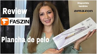 FASZIN plancha de pelo  review plancha del cabello Faszinofficial unboxing iron hair [upl. by Hermosa587]