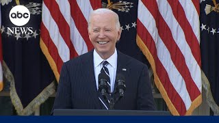 FULL SPEECH Joe Biden’s addresses the nation after Presidentelect Trumps victory [upl. by Anayad178]