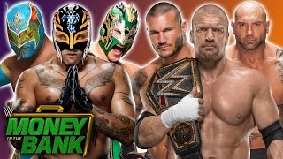 Rey Mysterio amp Kalisto amp Sin Cara vs Randy Orton amp Triple H amp Batista  WWE Money In The Bank 2017 [upl. by Asteria]