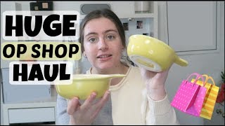 Huge Op Shop Haul [upl. by Winonah]