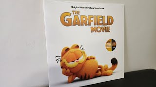 The Garfield Movie Soundtrack Limited Edition Garfield Vinyl  Unboxing [upl. by Haggi543]