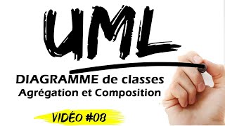 UML 08  Diagramme de classes  Agrégation et Composition [upl. by Hobart681]