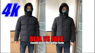 Real vs Fake Canada Goose Macmillan Parka SUPLOOK [upl. by Currier]