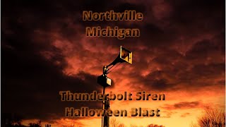 FEDERAL SIGNAL THUNDERBOLT 1000  HALLOWEEN BLAST  NORTHVILLE MICHIGAN [upl. by Trina114]