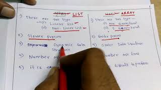 Difference between Array and ListData structure [upl. by Hesoj310]