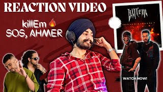 OFFICIAL VIDEO  KILLEM  SOS x Ahmer x So Fire Dir Ednitworld  REACTION VIDEO [upl. by Myna979]