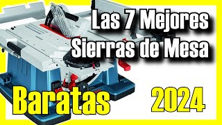 🥇🔥 Las 7 MEJORES Sierras de Mesa BARATAS de Amazon 2024✅CalidadPrecio Circular  Cortar Madera [upl. by Arela]