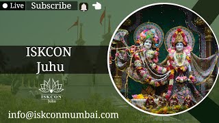 ISKCON Juhu Mumbai Live Darshan  20th Jan 2024  Part  1  4  30 AM to 1 PM [upl. by Kalasky]