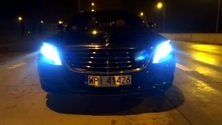 2016 MercedesBenz SClass S350 Long Test Drive Acceleration Night Driving ILS Led Lights Review p 3 [upl. by Ecinaej504]