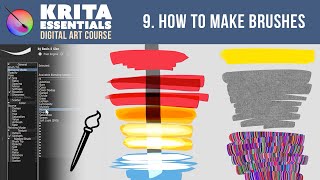 How to Create Brushes in Krita  Krita 5 for Beginners Lesson 9 🖌️ [upl. by Bunch]