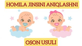 HOMILA JINSINI ANIQLASH OSON USULI [upl. by Etan488]