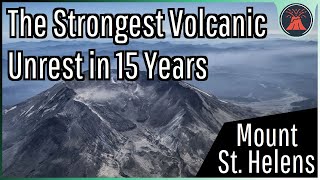 Mount St Helens Volcano Update The Magma Chamber is Recharging Unusual Earthquake Swarms [upl. by Enyrat1]