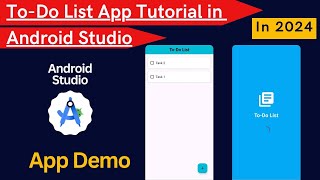 ToDo List App Tutorial Android Studio Part 0 App Demo  Android Studio Project  ToDo List [upl. by Salena]