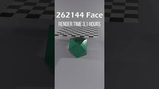 262144 Face Cloth Simulation clothsimulation blenderbasics unicornizinnovation [upl. by Issej]