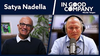 Satya Nadella  CEO of Microsoft  In Good Company  Podcast  Norges Bank Investment Management [upl. by Niliram]