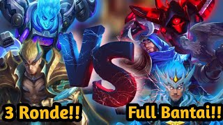 FULL 1 JAM‼️ X BORG MODE BRUTAL🔥HC MENGGILA DI RONDE PERTAMA 🥶 GAMEPLAY MLBB [upl. by Schuh727]