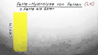 Hydrolyse von Fetten LK  Chemie  Organische Chemie [upl. by Asa978]