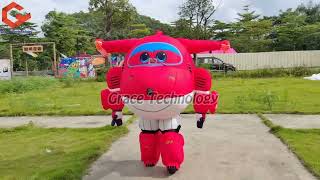 Custom Inflatable Cartoon Character Walking Inflatable Macot Decoration Inflatable Moving Cartoon [upl. by Nod895]