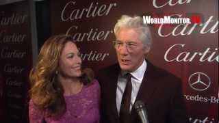 Richard Gere and Diane Lane arrive at 2013 Palm Springs International Film Festival [upl. by Treblig]