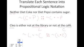 Lets Practice with Propositional Logic Notation and Truth Tables [upl. by Eimmas]