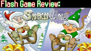 Snow Line amp Snow Line 2  Flash Game Review [upl. by Elockcin791]