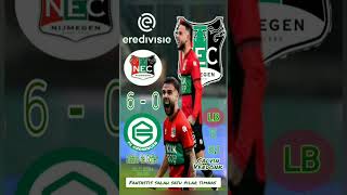 NEC NIJMEGEN VS GRONINGEN 60 PILAR TIMNAS CALVIN VERDONK LUAR BIASA football eredivisie timnas [upl. by Viradis]