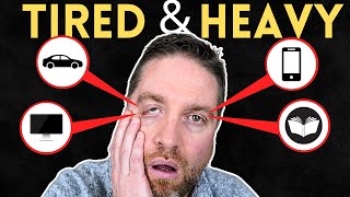 Why Eyes Feel Heavy And Tired All Of The Time Tips To Help [upl. by Wylde]