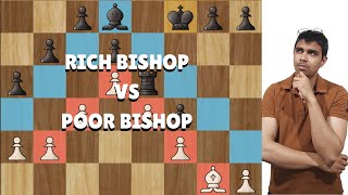 Positional Tactics EP 1  Good Bishop Vs Bad Bishop In Hindi [upl. by Kassaraba]