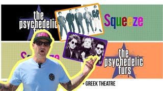 The Psychedelic Furs amp Squeeze  The Greek Theater 101323 [upl. by Churchill421]