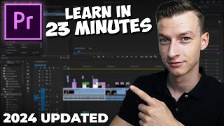 Premiere Pro Tutorial for Beginners 2024  Everything You NEED to KNOW UPDATED [upl. by Girard]