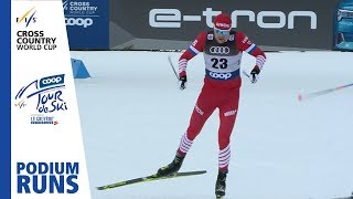 Sergey Ustiugov  Mens 15 km  Toblach  1st place  FIS Cross Country [upl. by Gautea67]