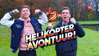 NIEK amp SVEN gaan HELIKOPTER vliegen [upl. by Peterson92]