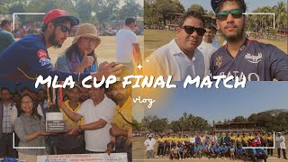 MLA CUP 2024 Final Match  Toshilderpara vs Mondalpara  Match Highlights Vlog [upl. by Ahsikin437]