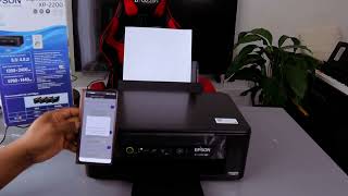 How To Do Epson XP 2200 Printer WIFI Setup [upl. by Prussian]