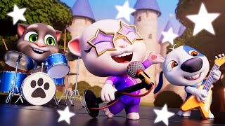 Talking Tom Shorts Compilation  🎸 Drama nos bastidores do Talking Tom 🎤 Rockstar Life  Funny Shows [upl. by Allenaj585]