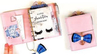 My Pocket Planner Setup  Filofax Domino Soft Pink [upl. by Ahseel]