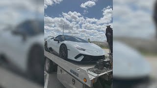 Attempted Lamborghini smuggling foiled [upl. by Anek]