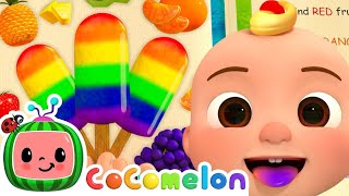 The Colors Song with Popsicles  CoComelon  Moonbug Kids  Color Time [upl. by Lael438]