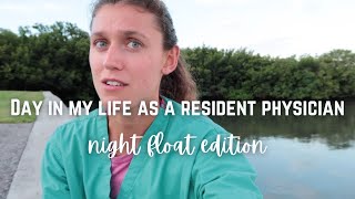 Day in the life of a resident physician  night float edition  realistic health goals on nights [upl. by Ahsik246]