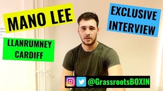 INTERVIEW WITH BOXER MANO LEE  On his career training with Enzo Maccarinelli Gary Lockett [upl. by Polad]