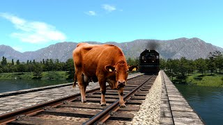 Cows  Derail Valley remakes [upl. by Hurlow]