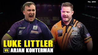 Luke Littler Vs Arjan Konterman FULL MATCH  Winmau World Masters 2022 [upl. by Marcie]