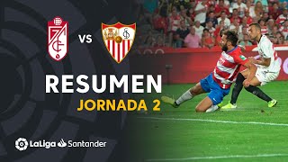 Resumen de Granada CF vs Sevilla FC 01 [upl. by Nosinned]