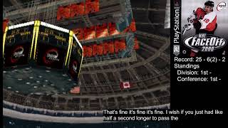 NHL FaceOff 2000  Season 01  Game 34 vs Nashville [upl. by Ramirol808]