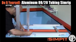 DIY Aluminum 8020 Tubing Simrig by The Simpit [upl. by Nnyleitak178]