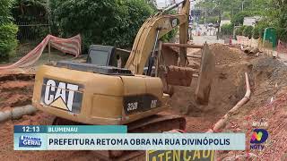 Prefeitura retoma obra de macrodrenagem da Rua Divinópolis [upl. by Felton263]