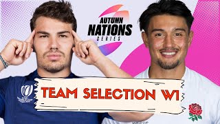 TEAM SELECTION WEEK 1  AUTUMN NATIONS FANTASY RUGBY 2024 1 [upl. by Davide]